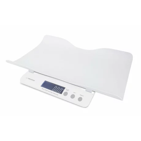 Cantar electronic 2in1 pentru bebelusi si copii Esperanza El Nino, EBS017, 100 kg, ecran LCD, cantarire precisa, Alb
