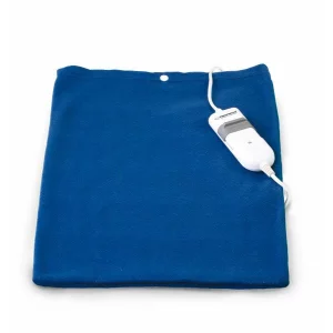 Perna electrica Esperanza Cashmere, EHB004, 60W, 40x32cm, 3 nivele de temperatura, Albastru