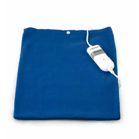 Perna electrica Esperanza Cashmere, EHB004, 60W, 40x32cm, 3 nivele de temperatura, Albastru