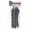 Prelungitor Esperanza ELK208K, 5 prize, 3m, Negru