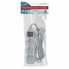 Prelungitor Esperanza ELK210W, switch ON/OFF, 3 prize, 1.5m, Alb
