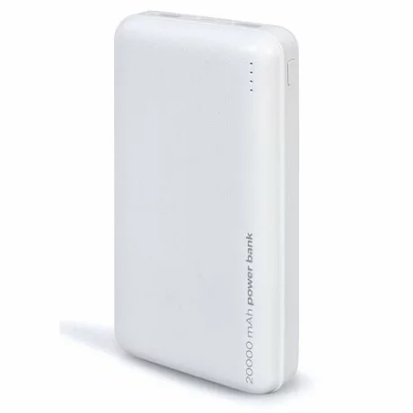 Baterie externa Lamtech, 20000mAh, 2xUSB out, 1xUSB Type-C/1xMicroUSB in, Indicator LED, Alb