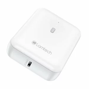 Baterie externa Lamtech, 5000mAh, Type-C, Indicator baterie,Alb