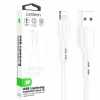 Cablu Date si Incarcare Lamtech, USB la Lightning, 2.4A, 1m, Alb