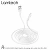 Cablu Date si Incarcare Lamtech, USB la Lightning, 2.4A, 2m, Alb
