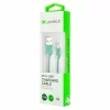 Cablu Date si Incarcare Lamtech, USB la MicroUSB, 2.1A, 1m, Verde