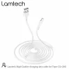 Cablu Date si Incarcare Lamtech, USB la Type-C, 2.4A, 2m, Alb