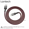 Cablu Date si Incarcare Lamtech, USB la Type-C, 5A, 1.2m, Negru