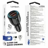 Incarcator auto Lamtech, QC3.0, 3.1A, Negru