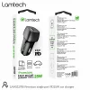 Incarcator auto Lamtech, Type-C PD25W, Negru