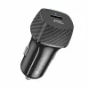 Incarcator auto Lamtech, Type-C PD25W, Negru