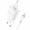 Incarcator retea Lamtech, 18W, QC3.0, 1xUSB, Cablu Lightning 1m inclus, Alb