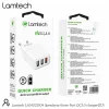 Incarcator retea Lamtech, 1xUSB QC3.0, 2xUSB 3A, Alb