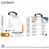 Incarcator retea Lamtech, GaN Fast Charge, PD, 65W, 1xUSB Type-C, 4xUSB QC3.0, Alb