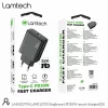 Incarcator retea Lamtech, PD, 30W, 1xUSB Type-C, Negru