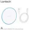 Incarcator wireless Lamtech, 15W, Alb