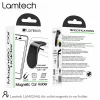 Suport auto Lamtech, Magnetic, Grila de ventilatie, Negru