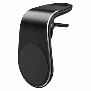 Suport auto Lamtech, Magnetic, Grila de ventilatie, Negru