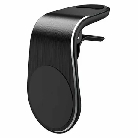 Suport auto Lamtech, Magnetic, Grila de ventilatie, Negru