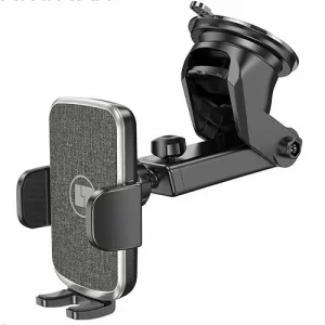 Suport auto Lamtech, Telescopic, Bord/Parbriz. Negru