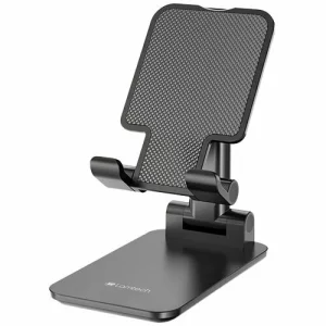 Suport birou telefon/tableta Lamtech, Compatibil 4.7~10 inch, Inaltime ajustabila, Unghi ajustabil 120 grade, Negru LAM111689