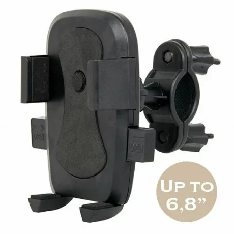 Suport telefon pentru bicicleta Lamtech, Marime telefon pana la 6.8&#039;&#039;, Negru LAM112181