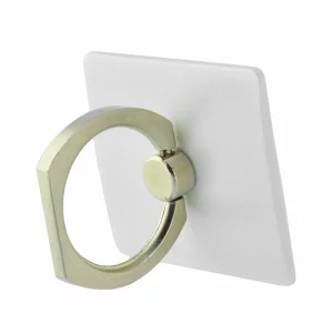 Suport tip inel pentru telefon, Rotire 360 grade, Alb LAM443482