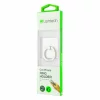 Suport tip inel pentru telefon, Rotire 360 grade, Alb LAM443482