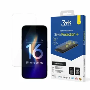 Folie de protectie 3mk SilverProtection+ pentru iPhone 16 Plus
