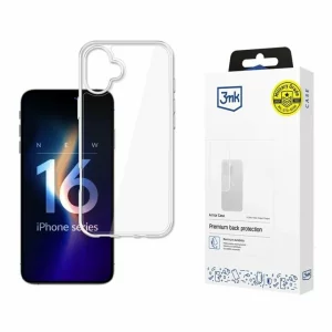 Husa de protectie 3mk Armor Case pentru iPhone 16 Plus, Transparent