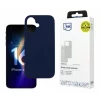 Husa de protectie 3mk Silicone Case Dark pentru iPhone 16, Military Grade, Negru