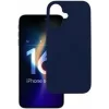 Husa de protectie 3mk Silicone Case Dark pentru iPhone 16 Plus, Military Grade, Negru