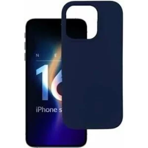 Husa de protectie 3mk Silicone Case Dark pentru iPhone 16 Pro Max, Military Grade, Negru