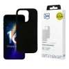 Husa de protectie 3mk Silicone Case Dark pentru iPhone 16 Pro, Military Grade, Negru