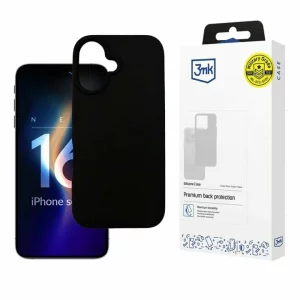 Husa de protectie 3mk Silicone Case pentru iPhone 16 Plus, Transparent