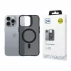 Husa de protectie 3mk Smoke MagCase pentru iPhone 16 Pro Max, Semi-Transparent