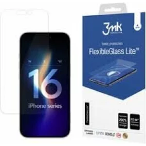 Folie de protectie 3mk FlexibleGlass Lite pentru iPhone 16