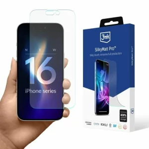 Folie de protectie 3mk Silky Matt Pro pentru iPhone 16