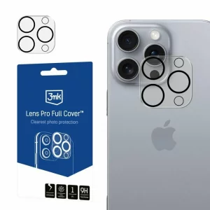 Folie de protectie camera 3mk Lens Protection Pro pentru iPhone 16 Pro/16 Pro Max