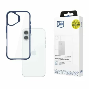 Husa de protectie 3mk Satin Armor Case+ pentru iPhone 16 Plus, Blue