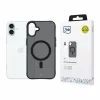 Husa de protectie 3mk Smoke MagCase pentru iPhone 16 Plus, Semi-Transparent