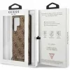 Husa de protectie Guess 4G Charms pentru Samsung Galaxy S23 Ultra, Maro