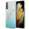 Husa de protectie Cover Guess Glitter Gradient pentru Samsung Galaxy S21 Plus GUHCS21MPCUGLSBL, Light Blue