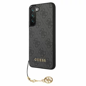 Husa de protectie Guess 4G Charms pentru Samsung Galaxy S23, Gri