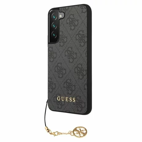 Husa de protectie Guess 4G Charms pentru Samsung Galaxy S23, Gri