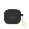 Husa de protectie Guess 4G Charms Silicone pentru AirPods 3, Negru