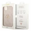 Husa de protectie Guess 4G Metal Logo pentru iPhone 14, Roz