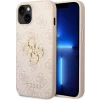 Husa de protectie Guess 4G Metal Logo pentru iPhone 14, Roz