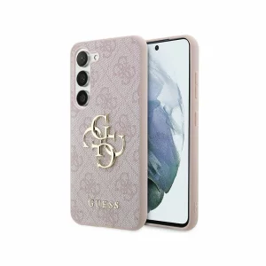 Husa de protectie Guess 4G Metal Logo pentru Samsung Galaxy S23, Roz