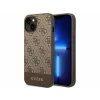 Husa de protectie Guess 4G Stripe pentru iPhone 14, Maro